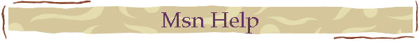 Msn Help
