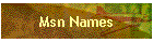 Msn Names